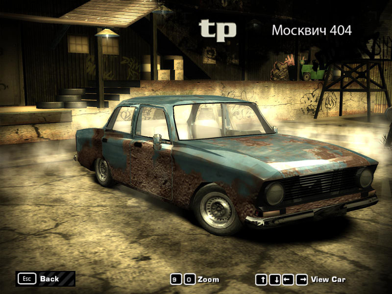Москвич 408 из Сталкера для NFS Most Wanted