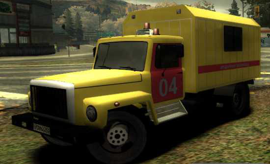 Трафиковый ГАЗ 3309 техпомощь для NFS Most Wanted