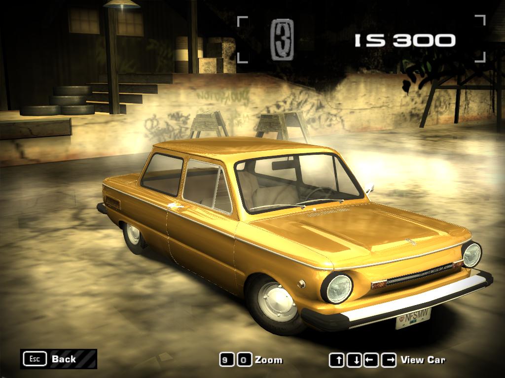 Запорожец ЗАЗ 968 для NFS Most Wanted