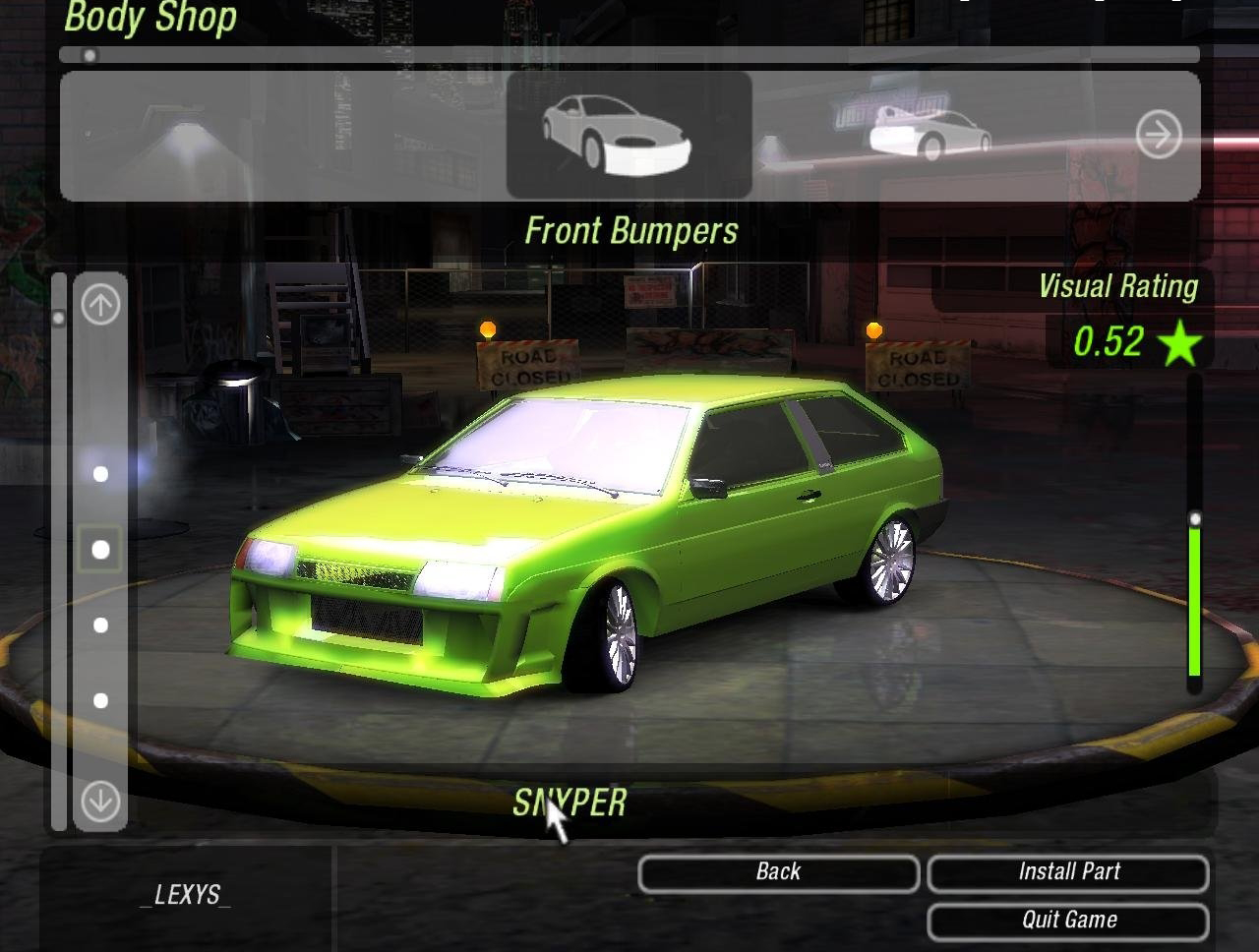 ВАЗ 2108 для NFS Underground 2