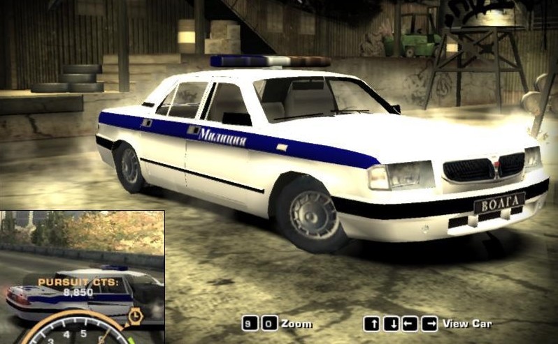 Милицейская Волга ГАЗ 3110 для NFS Most Wanted