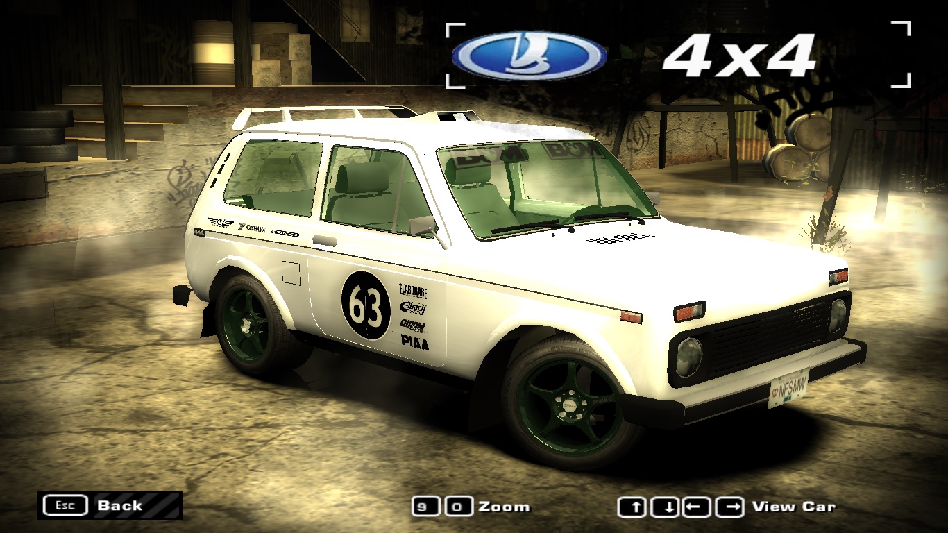 Лада 4х4 Нива для NFS Most Wanted