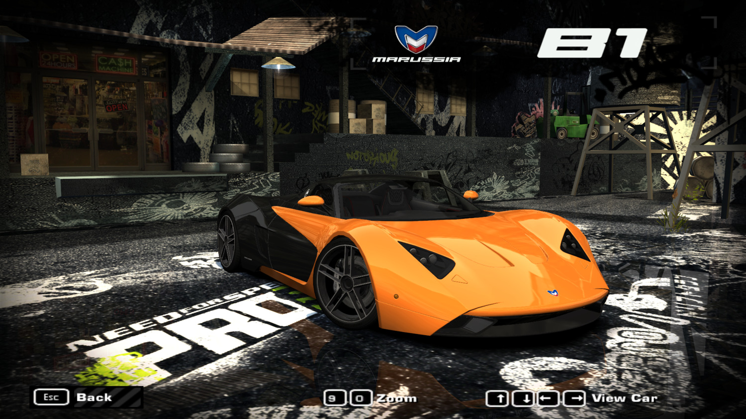 Marussia B1 (2009) для NFS Most Wanted